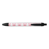 Cute piggy face zwarte inkt pen (Achterkant)