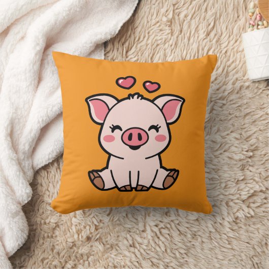 Cute Piggy Kussen (Deken)
