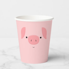 Cute Piggy Papieren Bekers