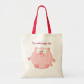 Cute piggy tote bag (Voorkant)