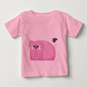 Cute Piglet Chumley and Beauful Friends