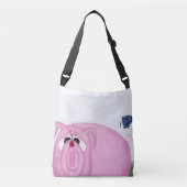 Cute Piglet Chumley and Beauful Friends Crossbody Tas (Voorkant)
