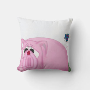 Cute Piglet Chumley and Beauful Friends Kussen