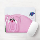 Cute Piglet Chumley and Beauful Friends Muismat (Met muis)