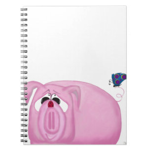 Cute Piglet Chumley and Beauful Friends Notitieboek