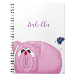 Cute Piglet Chumley and Beauful Friends Notitieboek