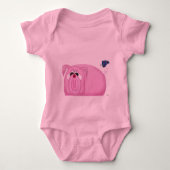 Cute Piglet Chumley and Beauful Friends Romper (Voorkant)