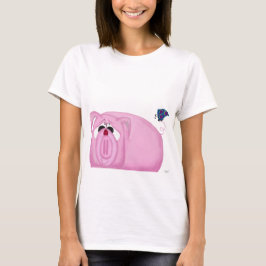 Cute Piglet Chumley and Beauful Friends T-shirt
