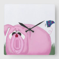 Cute Piglet Chumley and Beauful Friends