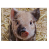 Cute Piglet Snijplank (Voorkant)