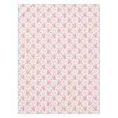 Cute PigPattern met glitter Hearts Tafelkleed (Voorkant)