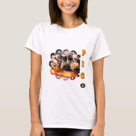 Cute Pigs Pig Piggy for a true fan T-shirt