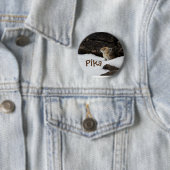 Cute Pika in de sneeuwfoto Ronde Button 5,7 Cm (In situ)