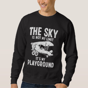 Cute Pilot Art voor Mannen Aviation Pilot Airpla Trui