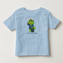 Cute Pilot Dinosaur – Dino Jobs Kinder Shirts
