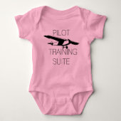 Cute Pilot-trainingssuite Romper (Voorkant)
