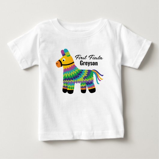 Cute Pinatas Feest eerste verjaardag Tshirt (Voorkant)