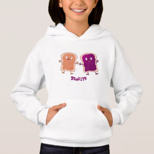 Cute pindakaas en jelly sandwich cartoon