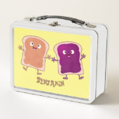 Cute pindakaas en jelly sandwich cartoon (Voorkant)
