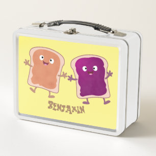 Cute pindakaas en jelly sandwich cartoon