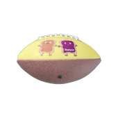 Cute pindakaas en jelly sandwich cartoon american football (Gedraaid 270)