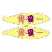 Cute pindakaas en jelly sandwich cartoon basketbal (Panelen)