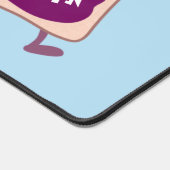 Cute pindakaas en jelly sandwich cartoon bureaumat (Hoek)