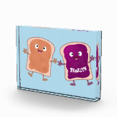 Cute pindakaas en jelly sandwich cartoon fotoblokken (Rechts)