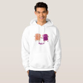 Cute pindakaas en jelly sandwich cartoon hoodie (Voorkant volledig)