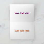 Cute pindakaas en jelly sandwich cartoon kaart (Binnen)