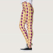 Cute pindakaas en jelly sandwich cartoon leggings (Links)