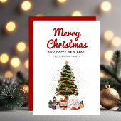 Cute Pine Tree Script Merry Kerstry