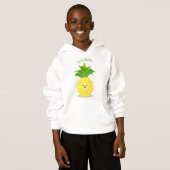 Cute pineapple cartoon illustratie (Voorkant volledig)