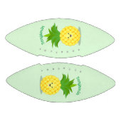 Cute pineapple cartoon illustratie american football (Panelen)