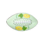 Cute pineapple cartoon illustratie american football (Voorkant)