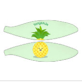 Cute pineapple cartoon illustratie basketbal (Panelen)