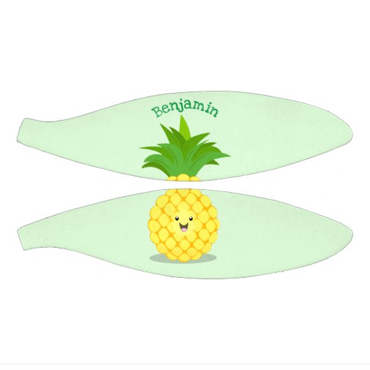 Cute pineapple cartoon illustratie basketbal (Panelen)
