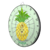 Cute pineapple cartoon illustratie dartbord (Voorkant Rechts)