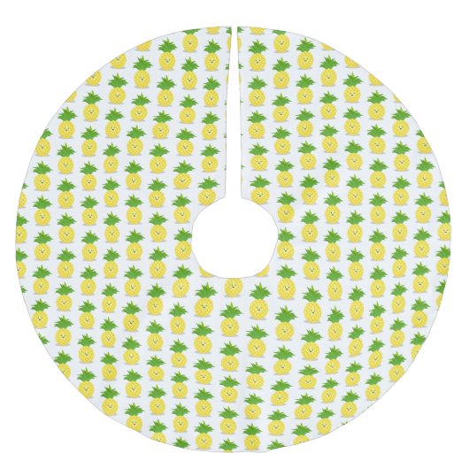 Cute pineapple cartoon illustratie kerstboom rok (Voorkant)