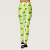 Cute pineapple cartoon illustratie leggings (Achterkant)