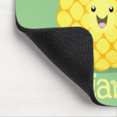 Cute pineapple cartoon illustratie muismat (Hoek)