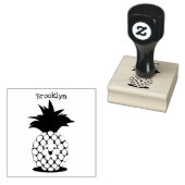 Cute pineapple cartoon illustratie rubberstempel (Gestempeld)