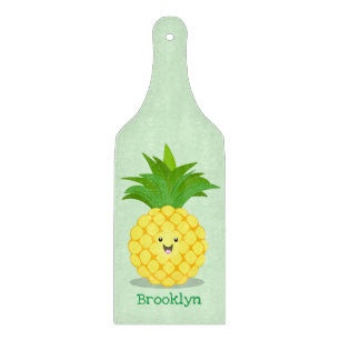 Cute pineapple cartoon illustratie snijplank