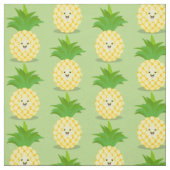 Cute pineapple cartoon illustratie stof (Swatch)