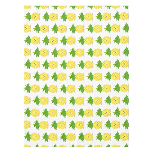 Cute pineapple cartoon illustratie tafelkleed (Voorkant)
