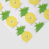 Cute pineapple cartoon illustratie tissuepapier (Detail)