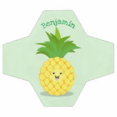 Cute pineapple cartoon illustratie voetbal (Enkel)