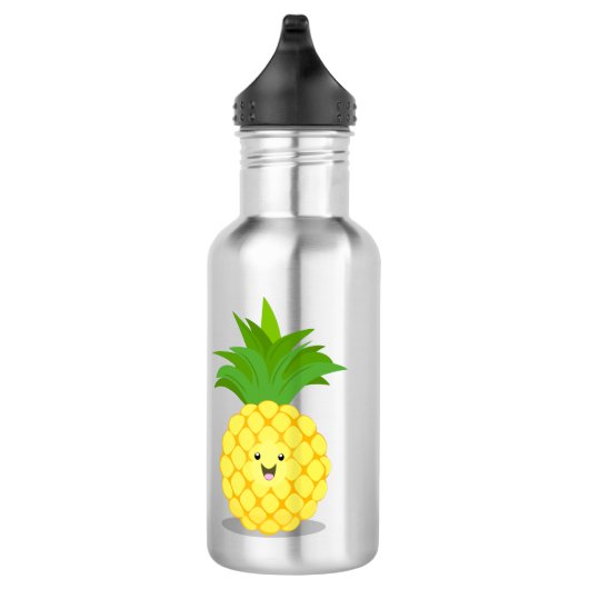 Cute pineapple cartoon illustratie waterfles (Rechts)