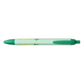 Cute pineapple cartoon illustratie zwarte inkt pen (Achterkant)