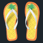 Cute Pineapple Funny Summer Tropical Fruit Style Teenslippers<br><div class="desc">Deze  'Cute Pineapple Funny Summer Tropical Fruits Stylish Unique Design' Flip Flop is zeker een  geschenk voor u of vrienden in dit zomerseizoen. (U kunt tekst,  monogram of naam op dit ontwerp toevoegen door de Customize knoop van het te klikken) 

 Meer Design kun je ook leuk vinden:</div>